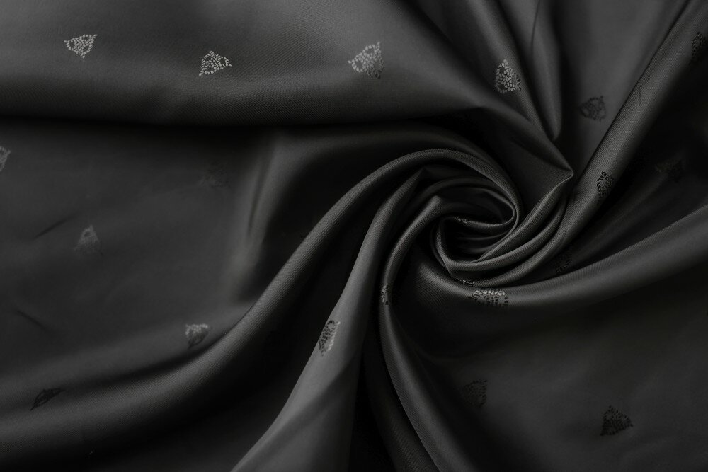 Ткань черный подклад из вискозы