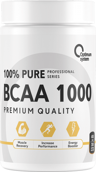 Optimum System BCAA 1000 (400капс)