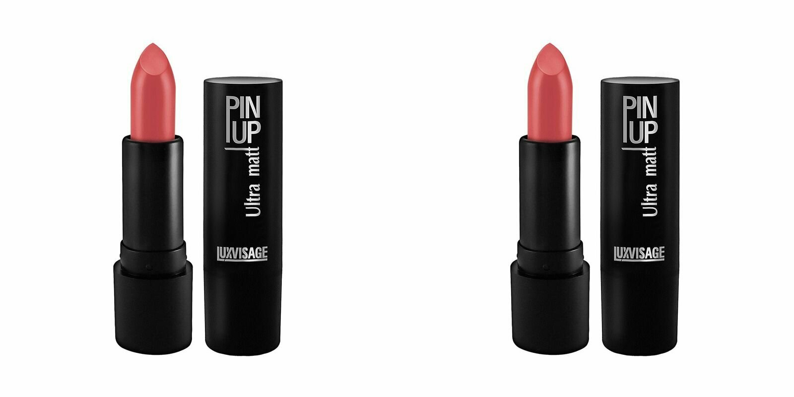 LUXVISAGE Губная помада Pin up ultra matt, тон 515, 4 г, 2 уп