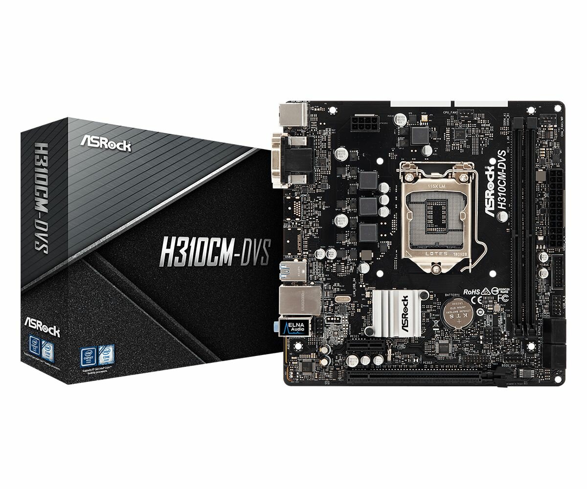 Материнская плата ASRock H310CM-DVS DDR4