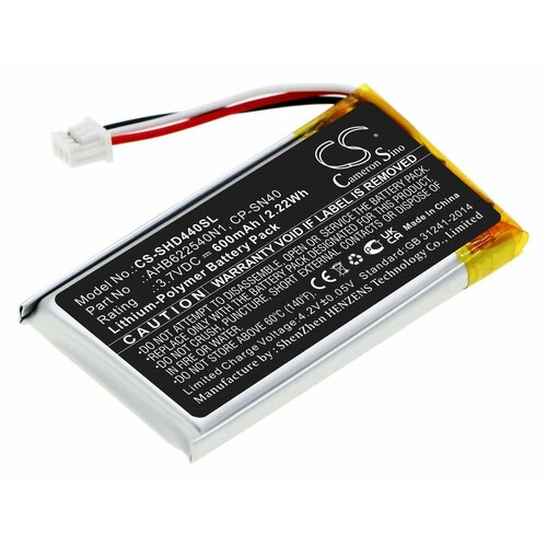 zhuji 620mah battery for sennheiser urbanite xl Аккумуляторная батарея CameronSino CS-SHD440SL для акустики Sennheiser Momentum 3, HD 4.40 BT, HD 4.50 BTNC, Momentum 2.0, Urbanite XL (AHB622540N1) 600mAh