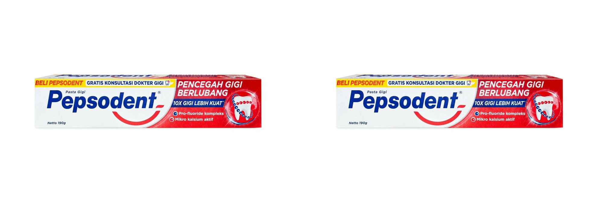 Pepsodent Зубная паста Action, Тройное действие, 75 г, 2 шт