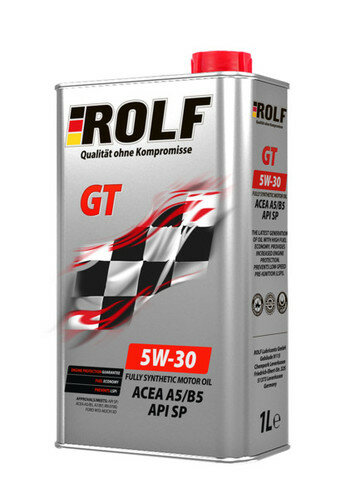 Rolf Масло моторное GT SAE 5W-30 API SP, Acea A5/B5 (синт) 1л 322660 .