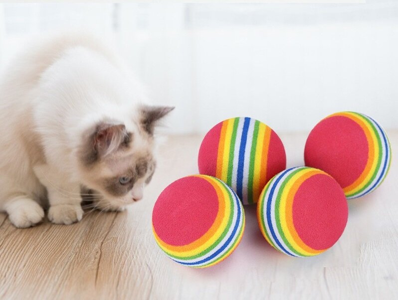 Игрушки для кошек мячики