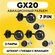 Авиационный разъем GX20 штекер + гнездо с фланцем (DF20, 7 pin, п...