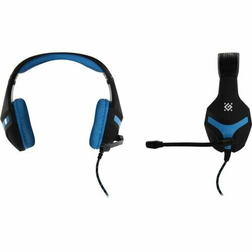 Наушники с микрофоном Defender Scrapper 500 BlackBlue шнур 2м с регулятором громкости 165800₽