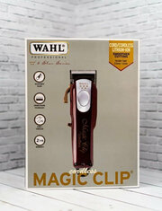 Машинка для стрижки Wahl 8148-2316H Magic Clip Cordless 5Stars, бордовый