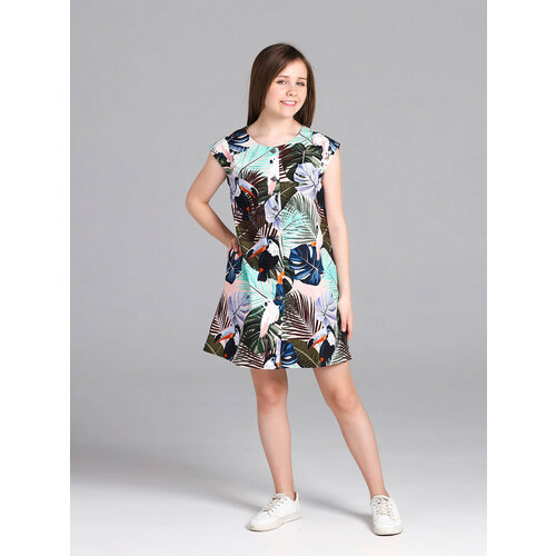 Сарафан Оригинальные платья для девочек, размер 38(146), мультиколор