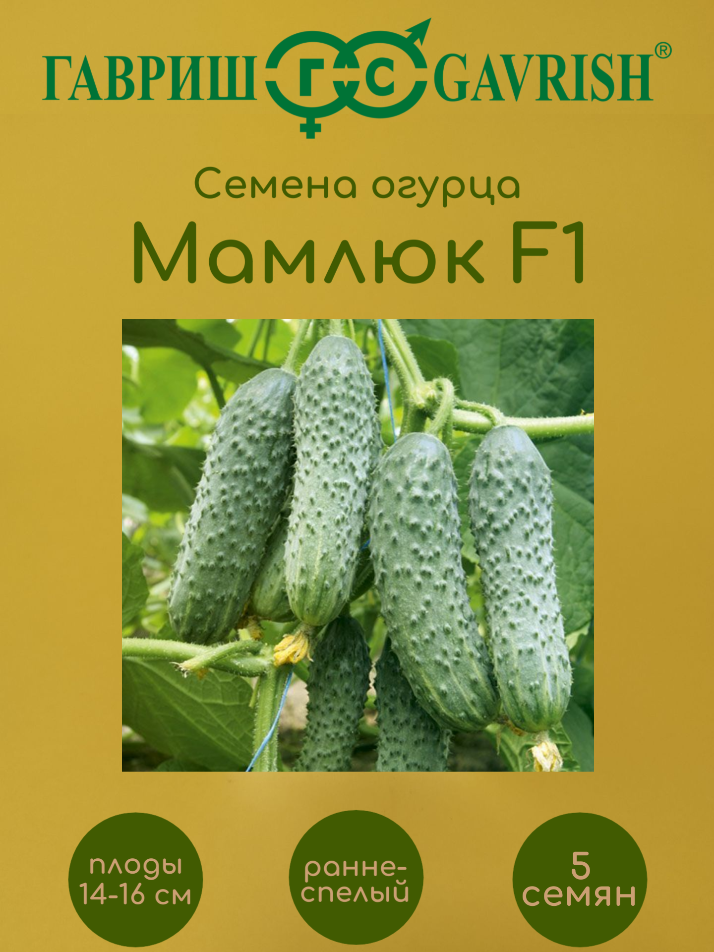 Огурец Мамлюк F1 - 25 семян