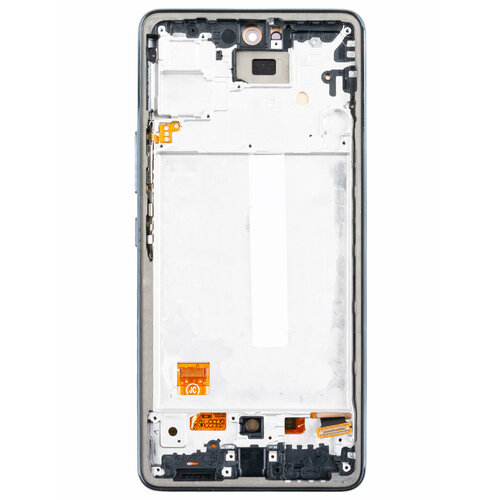 Дисплей для Samsung A536B Galaxy A53 5G модуль с рамкой и тачскрином (U - вырез камеры) (черный) (OLED) дисплей для samsung a536 galaxy a53 5g в сборе с тачскрином в рамке белый aaa
