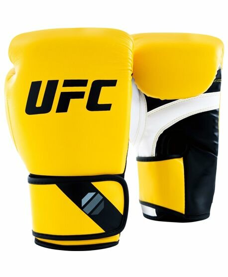 Перчатки для бокса UFC Training Gloves для спарринга 8 унций (желтые)