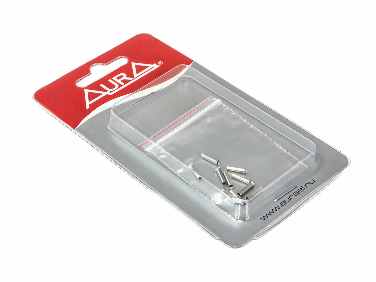 Наконечник кабельный AurA APT-4150, никель, под кабель 16AWG/1,50мм2, (10шт.)