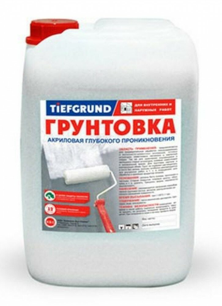 Грунтовка КБС Tiefgrund БС-24 10л Глубокого Проникновения, Акриловая / КБС Тифгрунт.