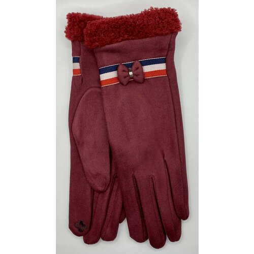фото Перчатки jianlida gloves, размер 7,5, бордовый