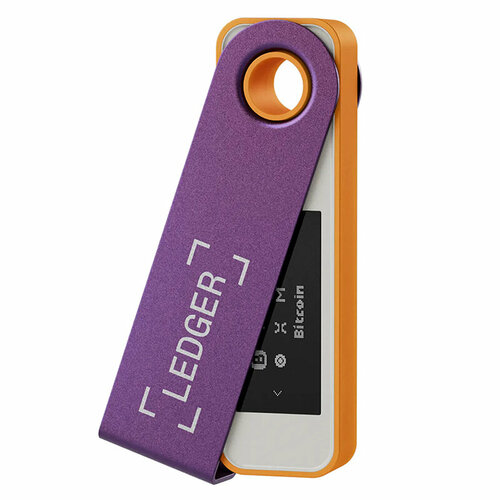Аппаратный криптокошелек Ledger Nano S Plus Retro Gaming белый, оранжевый, разноцветный