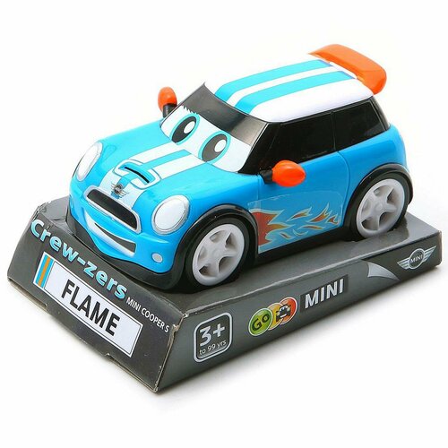 Машина Go MINI CREW-Zers на платф, D B10 шт,4 вида(Pace, Flame, Slix, Dash), арт.0368.