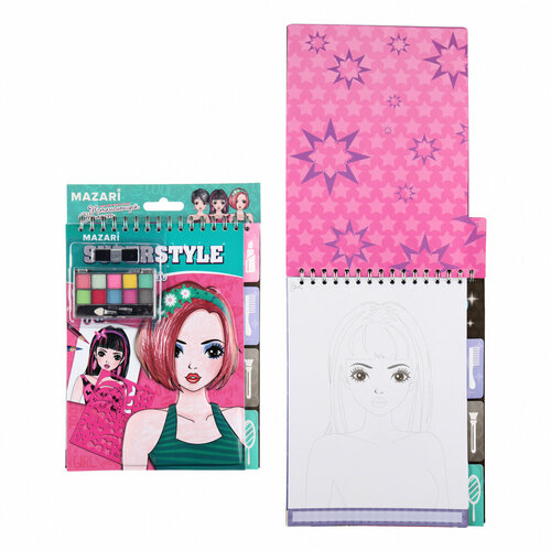 Альбом для творчества Вера 45л на евроспирали с косметикой и наклейками европодвес Mazari M-6560 1120₽