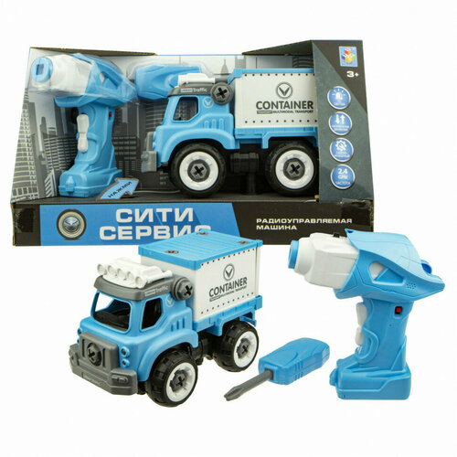 Машина радиоуправляемая 1 TOY Сити-сервис 18 см отвертка 1TOY