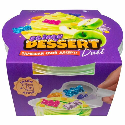 Слайм Slime dessert DUET взрывной чизкейк