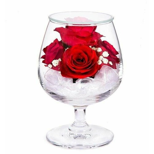 Натуральные цветы в стекле, вакуум 07.07