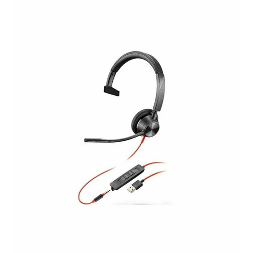 Гарнитура Plantronics Blackwire 3315, BW3315 USB-A 213936-01 гарнитура plantronics blackwire 7225 bw7225 usb a black ww 211144 01