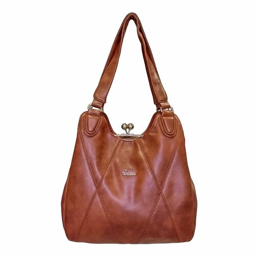 Сумка мессенджер Sassa, коричневый