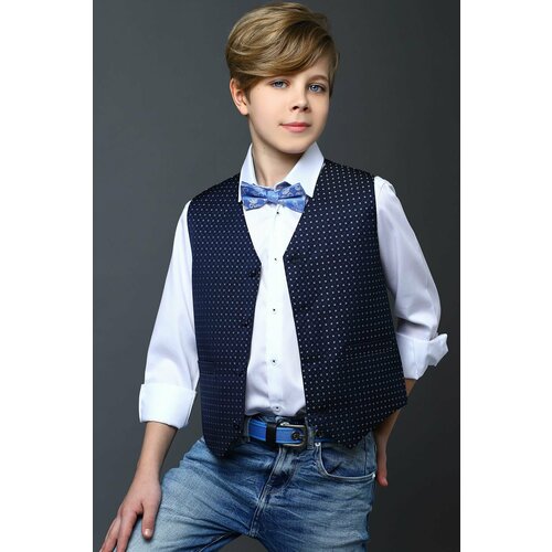 фото Жилет noble people, размер 116, синий