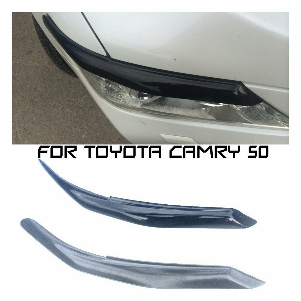 Реснички накладки на фары Toyota Camry 50 / Камри 50