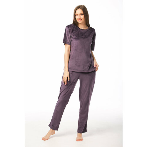 фото Костюм оддис, размер 52, фиолетовый