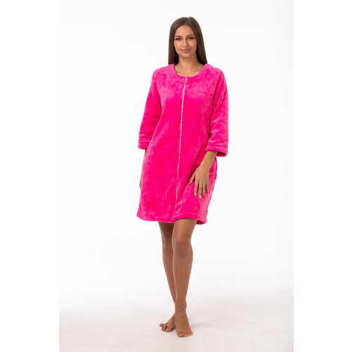 фото Халат оддис, размер 54, розовый