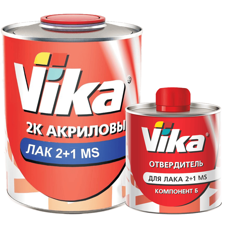 Акриловый лак VIKA 2+1 MS (0,84 кг с отвердителем 0,43 кг)