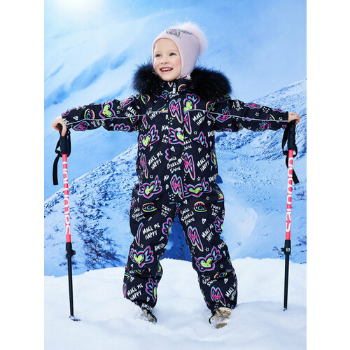 фото Комбинезон les trois vallees размер 116, черный