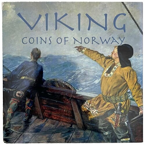 Норвегия, набор монет регулярного выпуска 1, 5, 10, 20 крон Coins of Norway, Viking 2003-2010 гг. норвегия 25 крон kroner 1970 25 лет освобождению норвегии