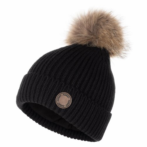 фото Шапка kerry, размер 54, черный