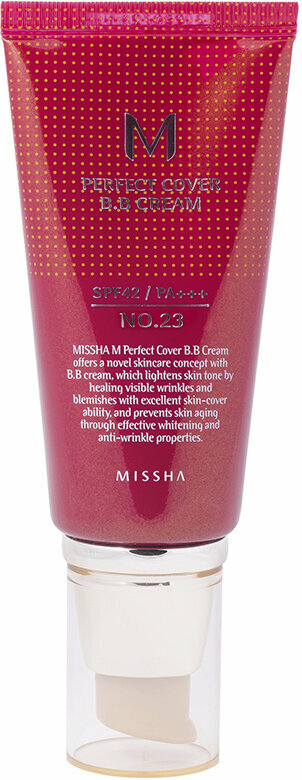 Missha~ВВ-крем M Perfect Cover BB Cream #23 Natural Beige