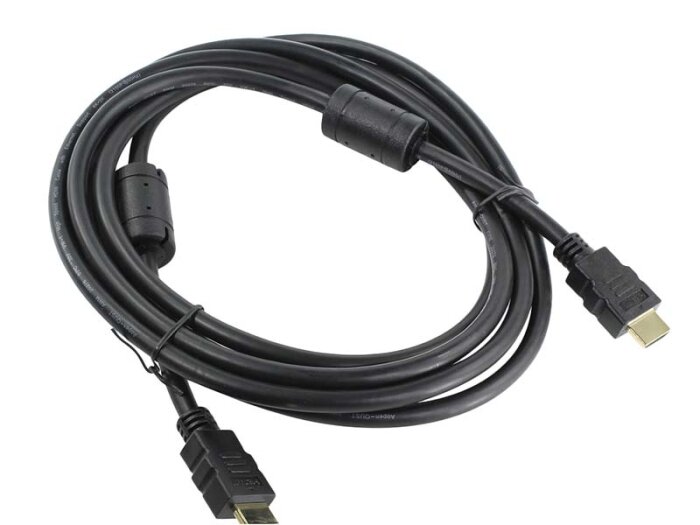 Кабель HDMI 3м AOpen ACG711-3M круглый черный - фото №11