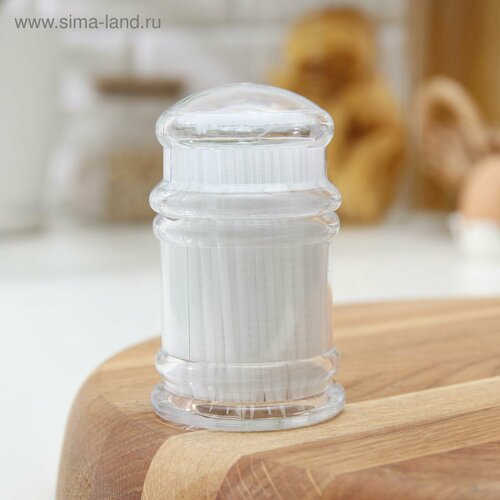 Зубочистки пластиковые 290-300 шт с щеточкой для удаления зубного налета 2468₽