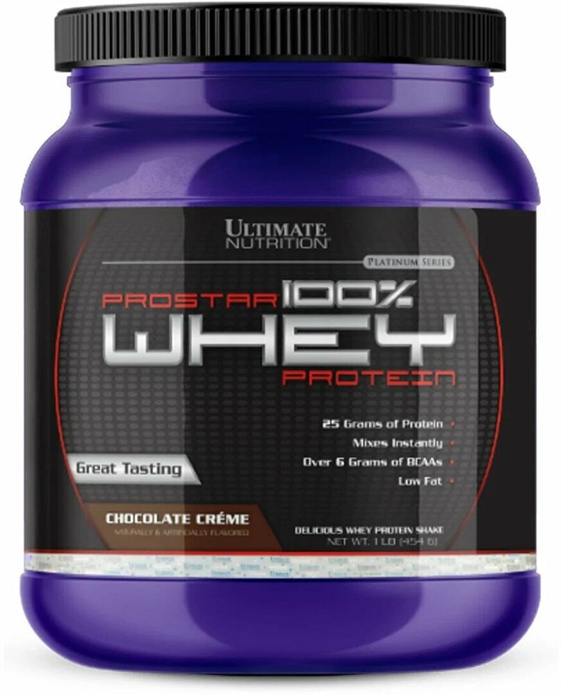 Ultimate Nutrition 100% Prostar Whey Protein (454гр) Ваниль