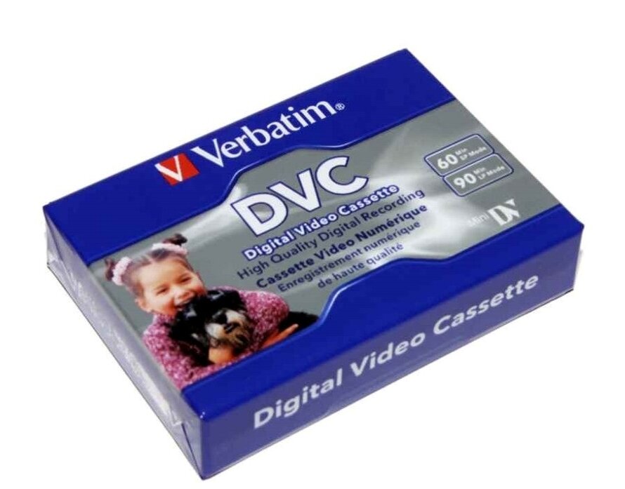 Видеокассета Verbatim DVC Digital Video Cassette для видеокамер MiniDV 60 90 минут