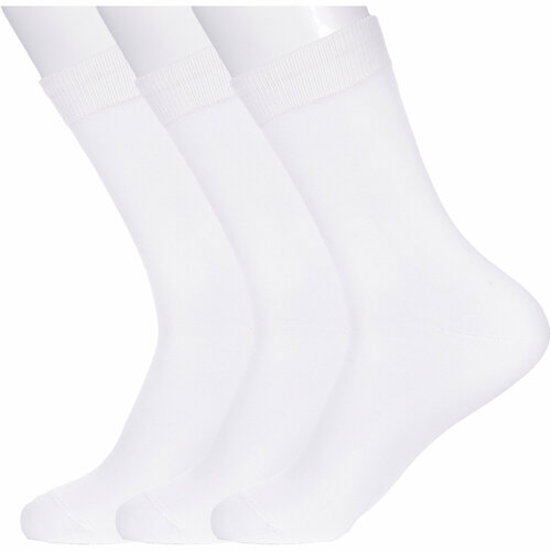 Носки LorenzLine 3 пары, размер 20-22, белый