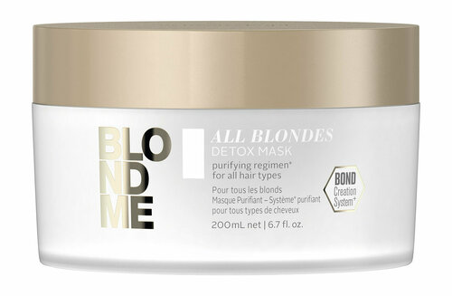 Восстанавливающая маска для всех оттенков блонд Schwarzkopf Professional BlondMe All Blondes Detox Mask