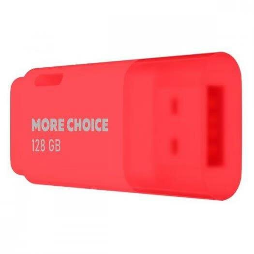 Флэш-накопитель MORE CHOICE (4610196407482) MF128 USB 128GB 2.0 Red