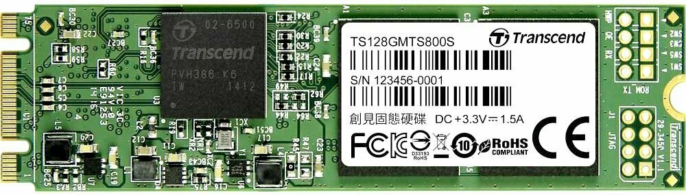 Накопитель SSD 128Gb Transcend MTS800S (TS128GMTS800S)