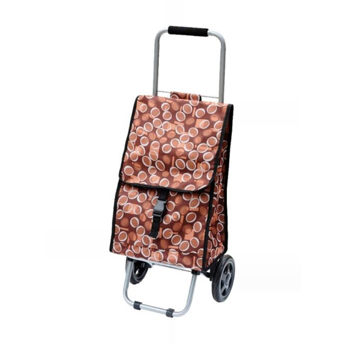 Тележка для багажа ZV-00-00012362, 32х84, коричневый тележка с сумкой рыжий кот d203 30 кг коричневый