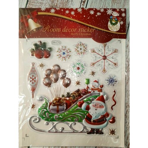 Новогодние наклейки