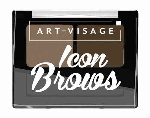 Двойные монохромные тени для бровей 101 Art-Visage Icon Brows