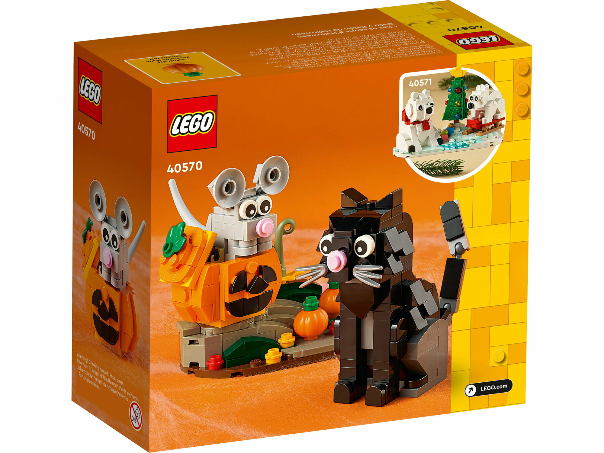 Конструктор LEGO Seasonal 40570 Хэллоуин: Кот и мышь