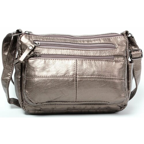 Сумка кросс-боди , фактура гладкая, темно-синий