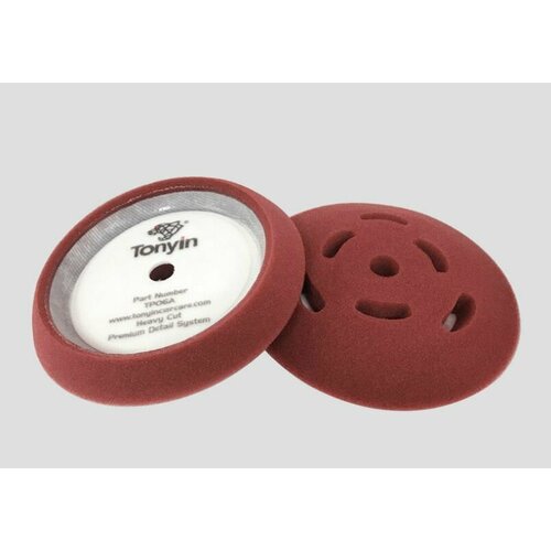 TP37A Поролоновый полировальник режущий с отверстиями 8 дм. FOAM GRIP PAD (HEAVY) TONYIN