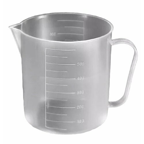 Стакан с носиком и градуировкой с ручкой Greetmed 500 мл.